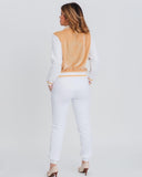 Conjunto Feminino Pitbull Jeans Veludo Preto Dourado