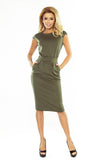 13568-3-144-5 Dress midi SARA - khaki-3