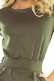 13568-5-144-5 Dress midi SARA - khaki-5