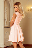 11787-4-157-7 Dress MARTA with lace - peach-4
