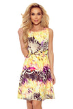 16330-11-296-8 VICTORIA Trapezoidal dress in yellow leopard print-11