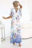 20412-3-603-3 Airy wrap maxi dress with floral pattern – blue roses-3