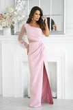  Long dress model 198818 Bicotone 