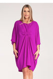 Vestido Verão Assimétrico Oversize Violeta Stella