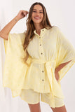 Conjunto Amarelo Verão Camisa e Calções Samylla