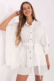 Conjunto Branco Verão Camisa e Calções Samylla